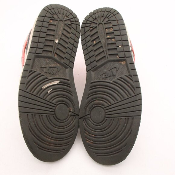 Nike Air Jordan 1 Mid SE Newsprint Women's Size 6 Athletic sneaker DQ6078-100 - Picture 7 of 10